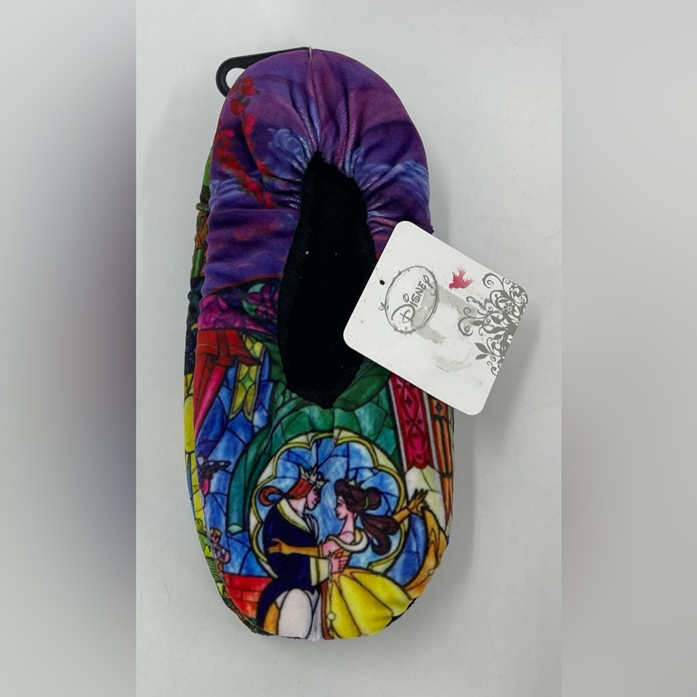 Disney Women's Purple and Multicolor Slippers